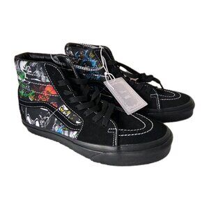 Vans X Disney 100th Villains Sk8-Hi Men’s Size 6.0 Womens 7.5 Black Sneakers